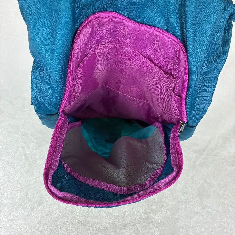 Under Armour Undeniable Sackpack Drawstring Bag Teal Pink Print Sports Gym